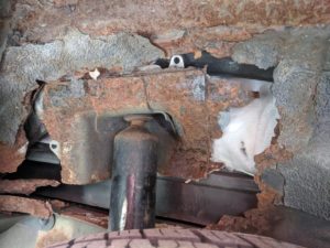 ford escape suspension rusted apart