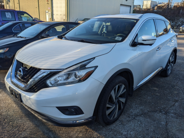 repairable nissan murano for sale at auction