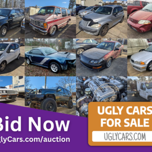 12 vehicles for sale at auction in richmond with the bid now text and ugly cars for sale logo