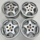GENUINE 17 PORSCHE 964 RS 911 MAGNESIUM CUP RIMS WHEELS 7.5 + 9