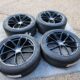 PORSCHE 9YO CAYENNE COUPE GT OEM 22" COMPETITION WHEELS/TIRES/TPMS & CAPS SET